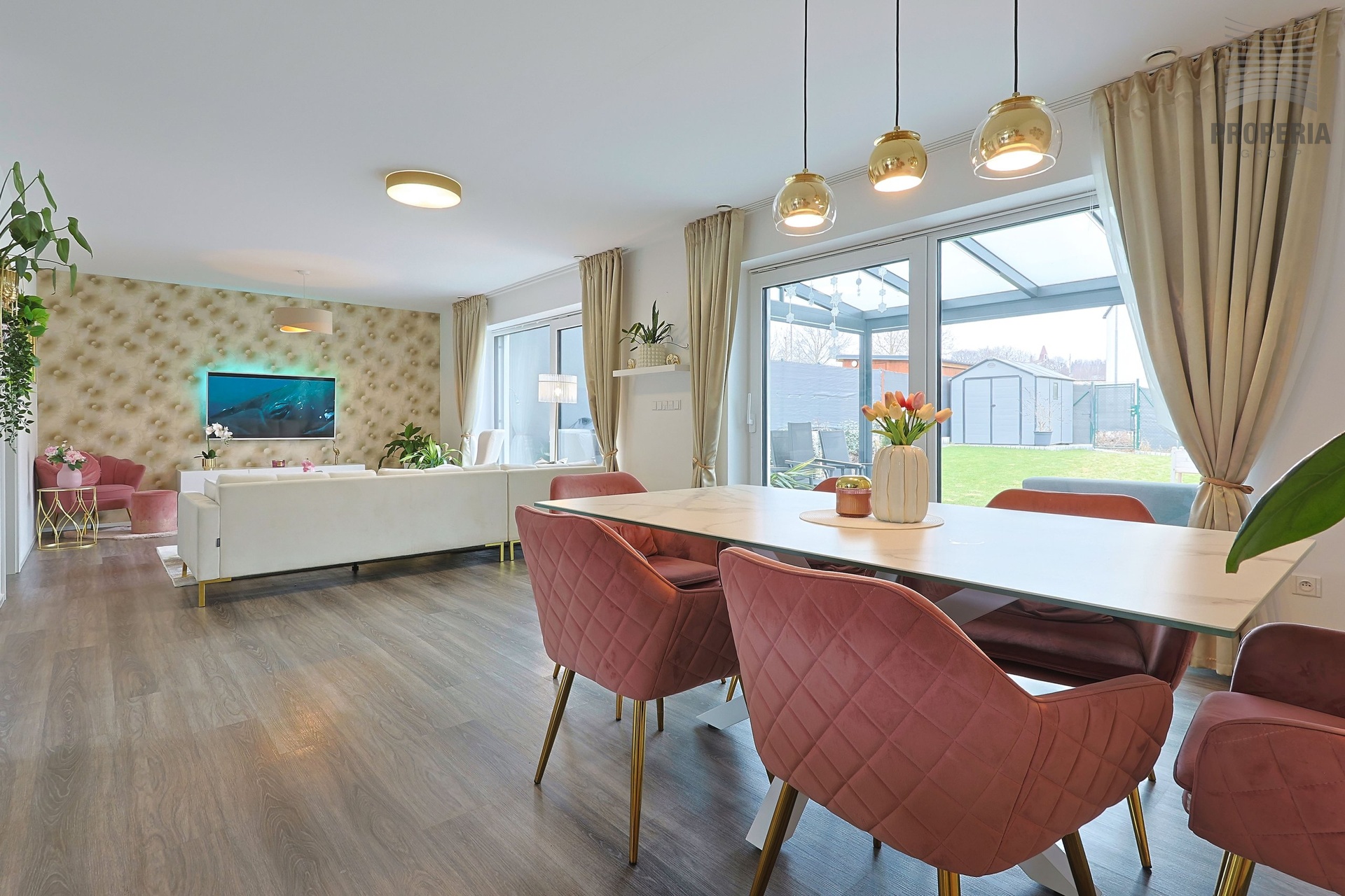 Prodej moderně vybaveného rodinného domu 4+kk se zahradou a pozemkem o CP 318 m² v obci Holubice , okr. Vyškov