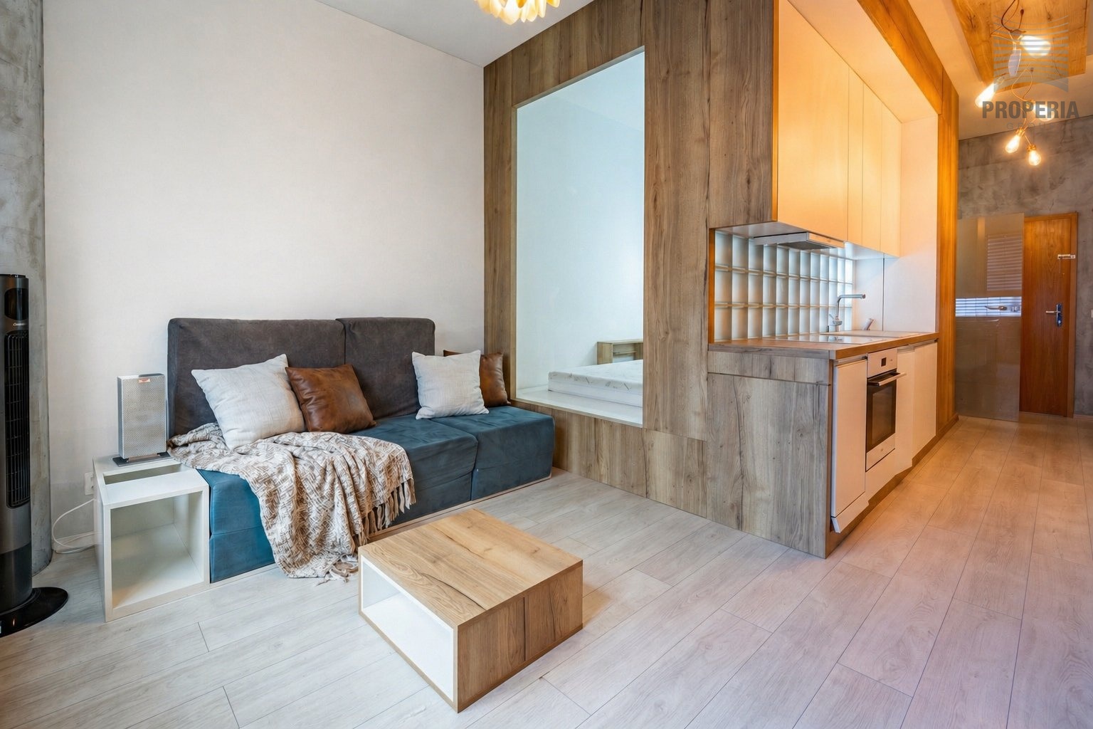 Prodej útulného a na míru vybaveného bytu 1+kk, 31 m², IBC centrum, Brno -ul. Příkop